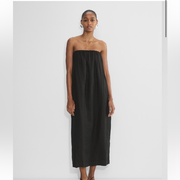 NWT Aritzia Babaton Strapless Fitzgerald Maxi Linen Dress Black XS - thefunkyskunk.ie NWT Aritzia Babaton Strapless Fitzgerald Maxi Linen Dress Black XS - thefunkyskunk.ie